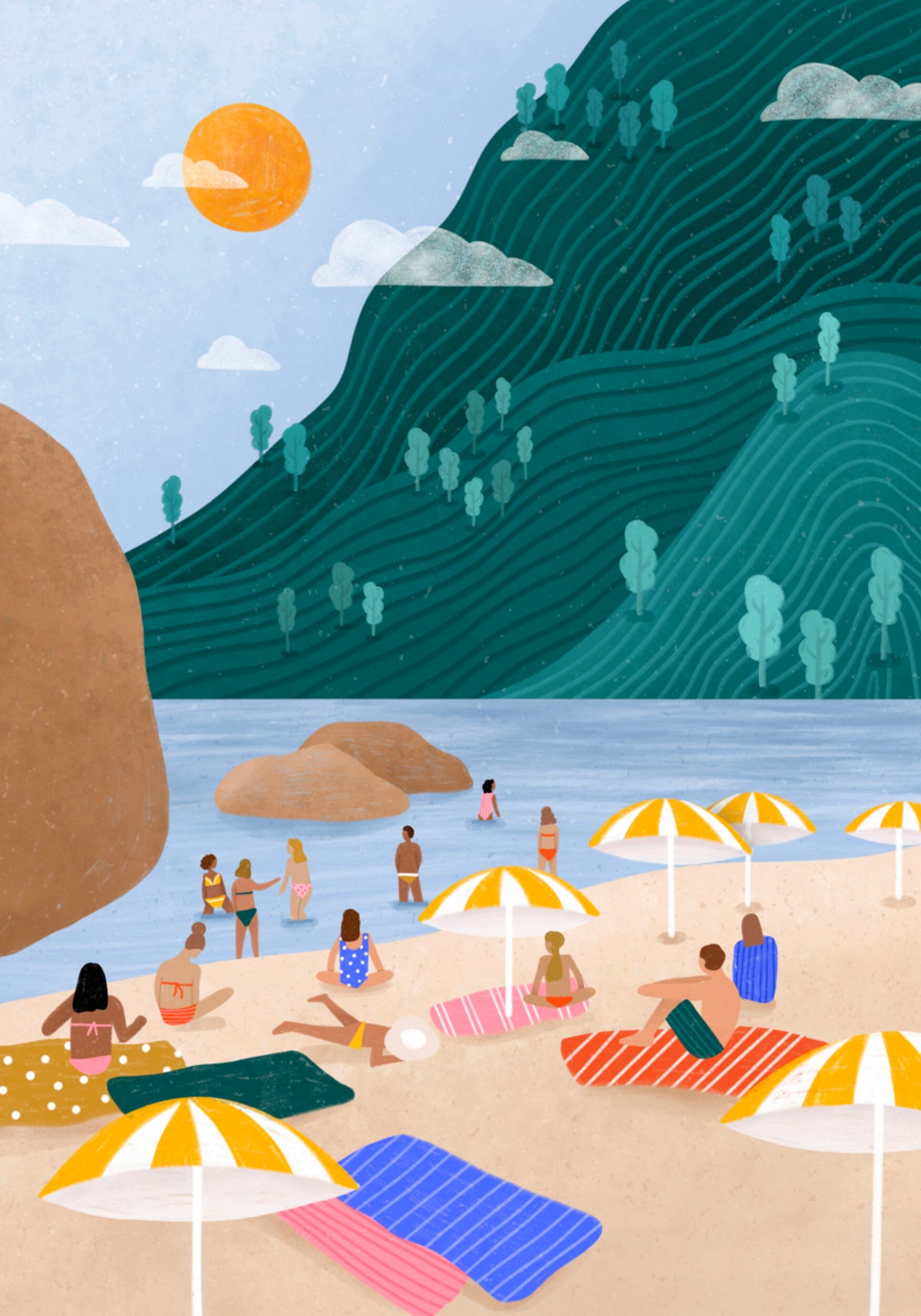 Rentouttava Mountain Beach