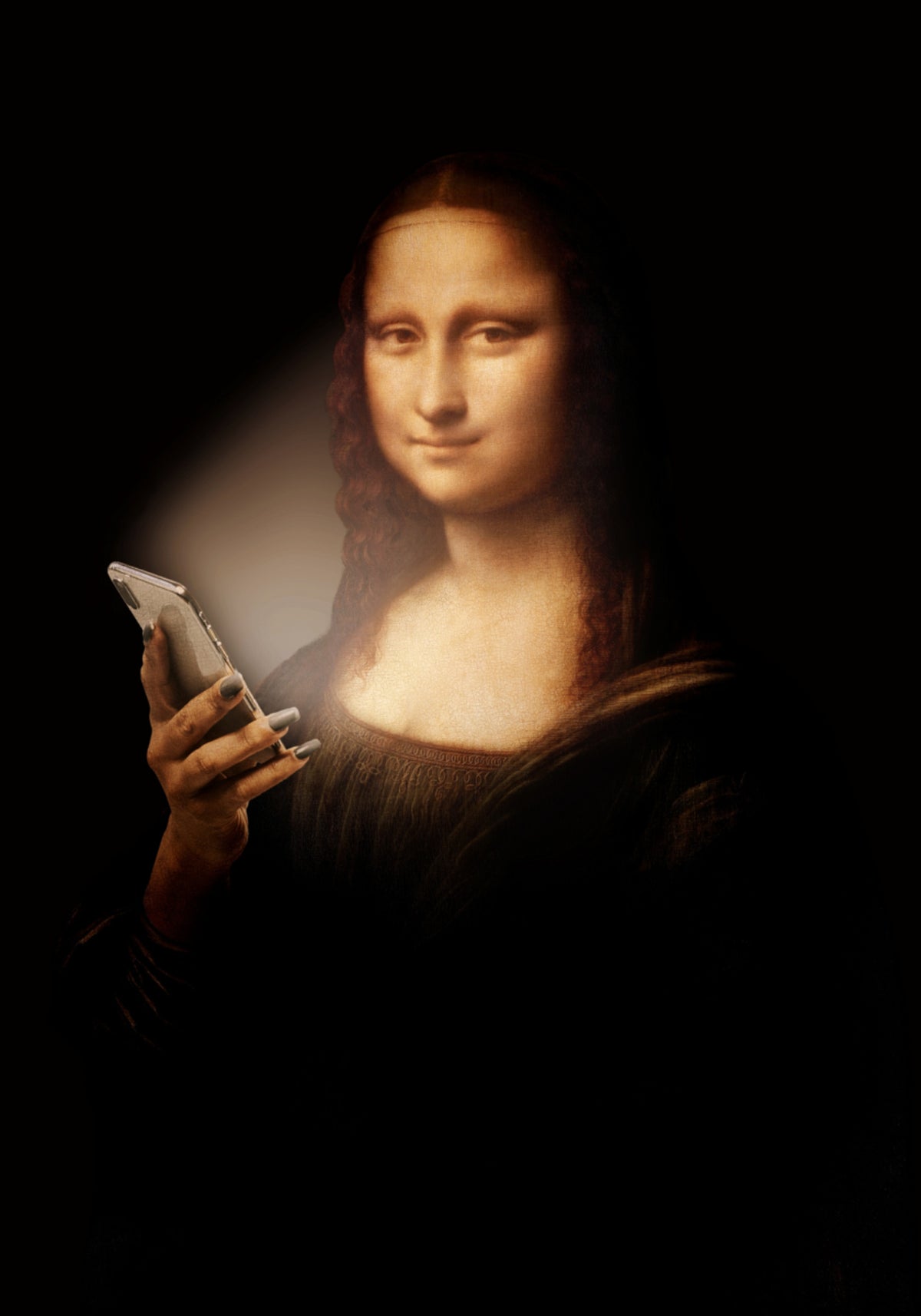 Mona Lisa Smartphone Glow