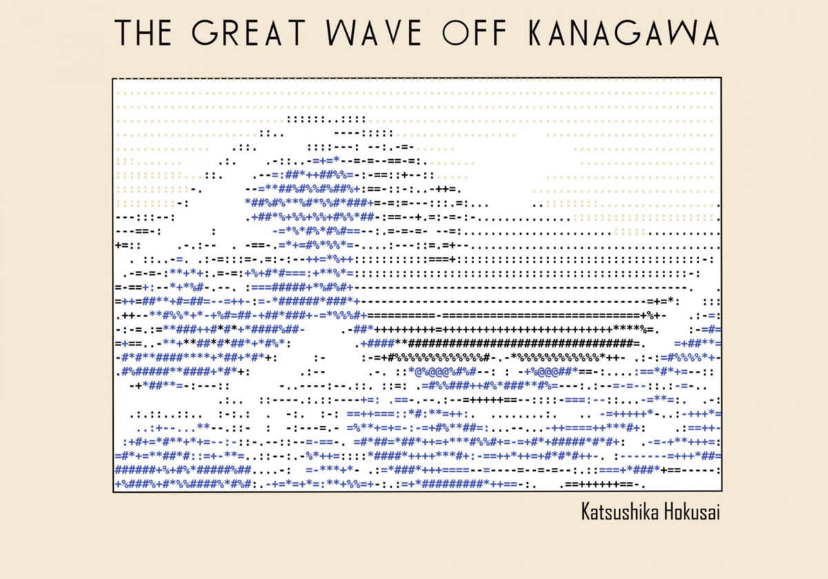 Ikoninen Blue Wave Art