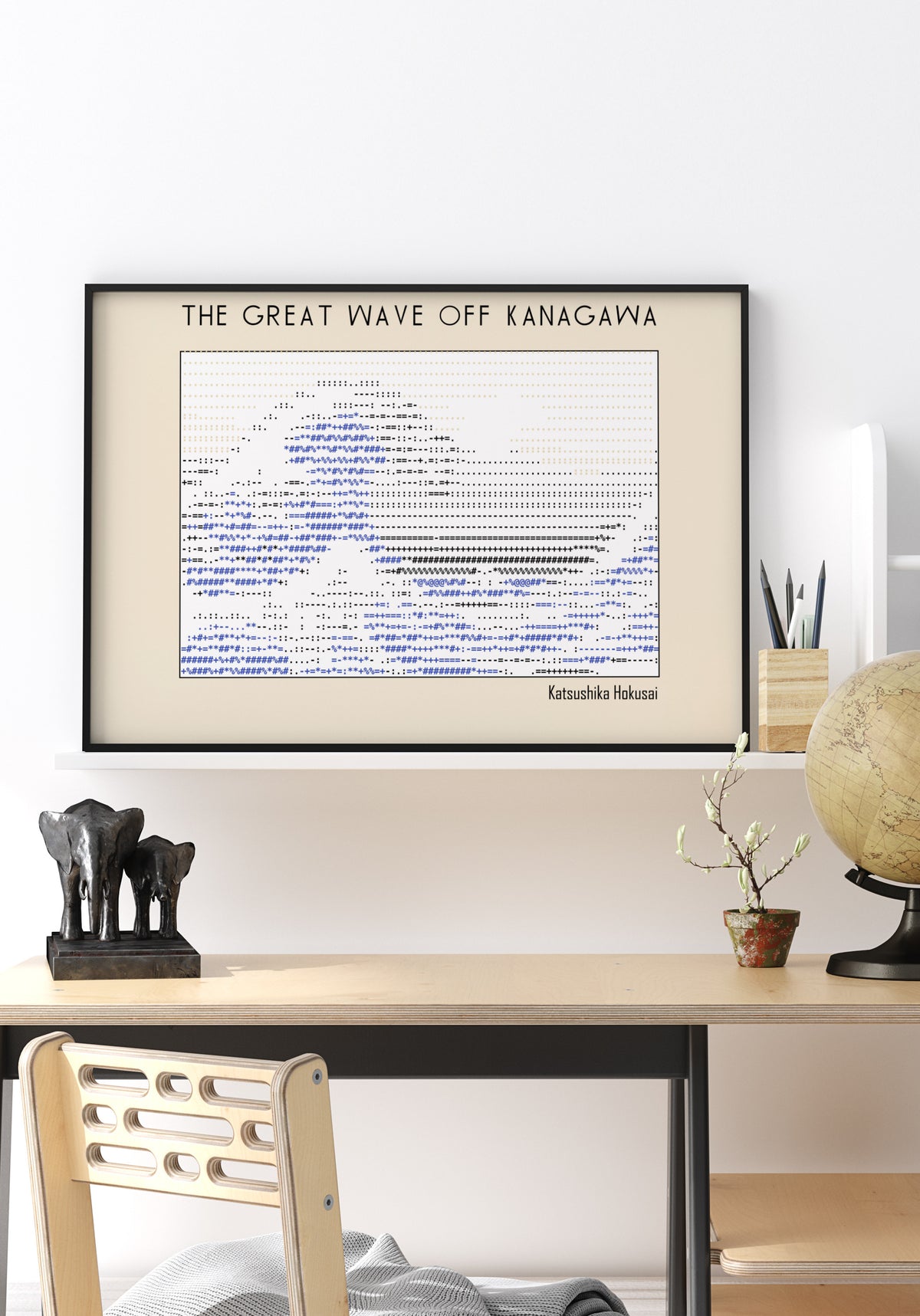 Ikoninen Blue Wave Art