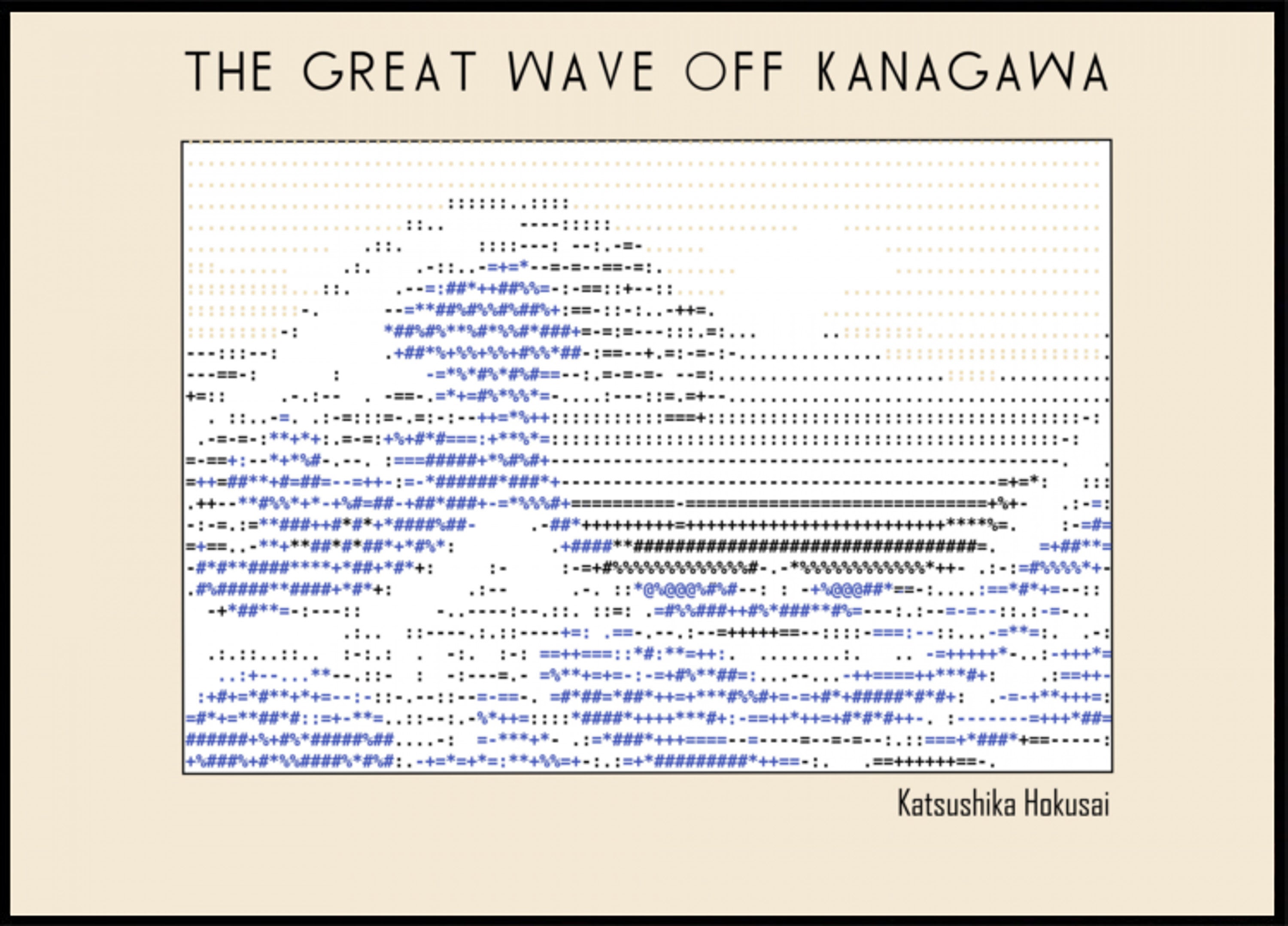 Ikoninen Blue Wave Art