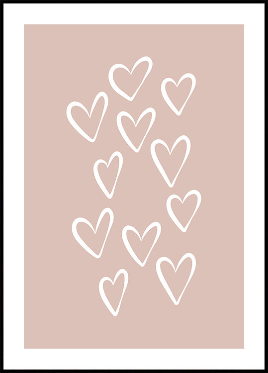 Hearts Plakat - Posterbox