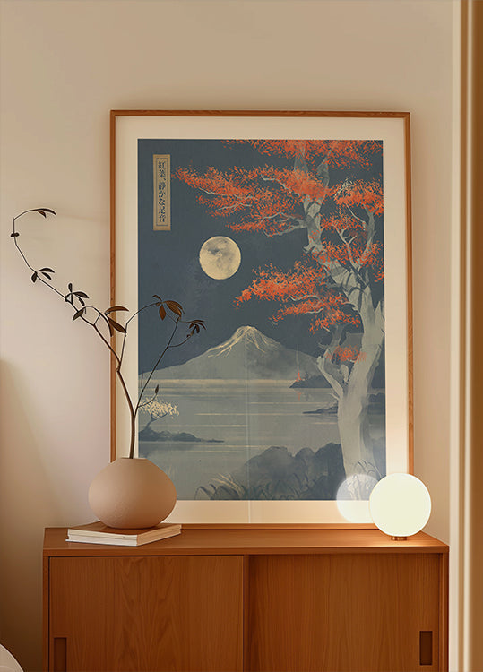Crimson Leaves, Silent Steps Plakat - Posterbox
