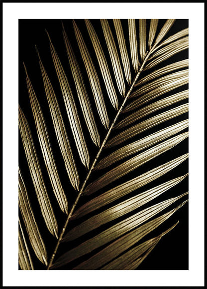 Golden Palm Leaf -juliste