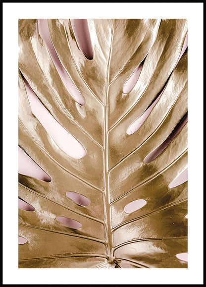 Golden Leaf Design -juliste