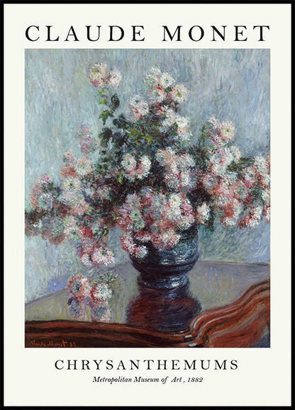 Monet Chrysanthemums -juliste 