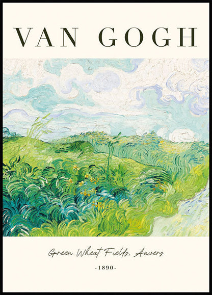 Van Goghin Green Wheat Fields -juliste