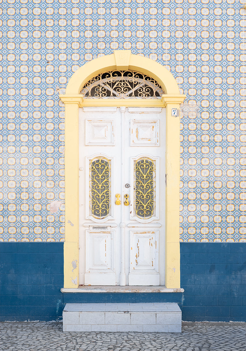 Blue and Yellow Facade Plakat - Posterbox