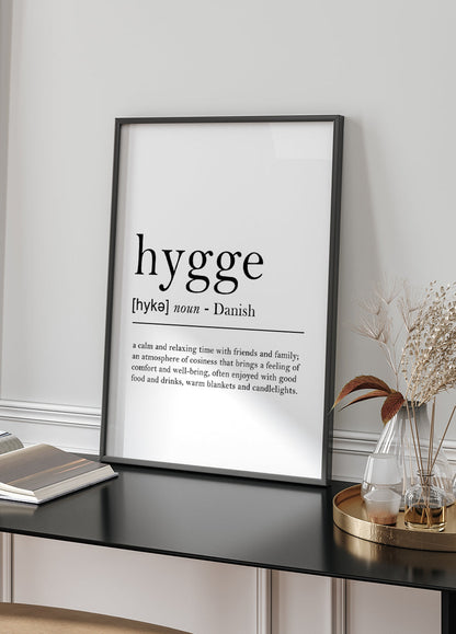 Hygge: Yhteisyyden mukavuus -juliste