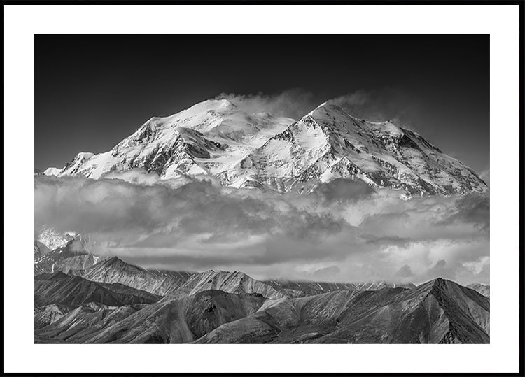 Denali from the opposing ridge line Plakat - Posterbox
