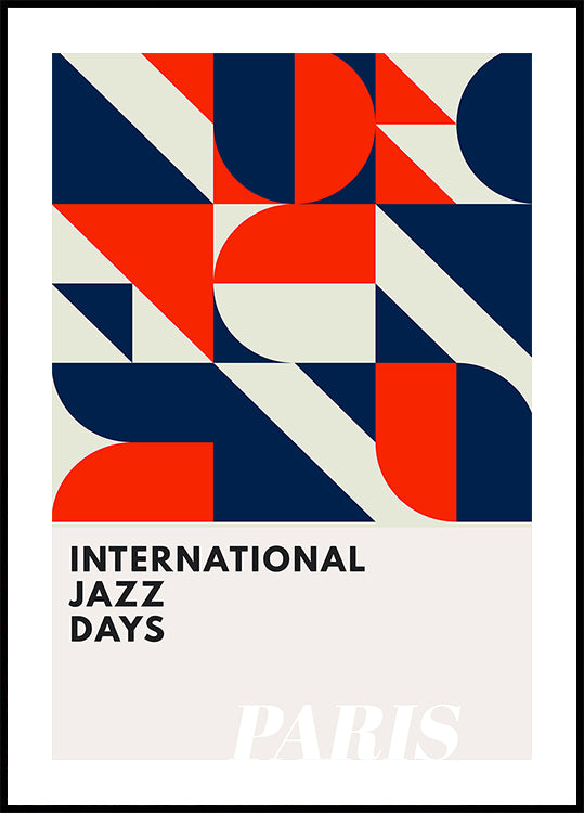 Jazz Days Paris Plakat - Posterbox