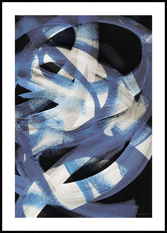 Abstract Brush Strokes 128 Plakat - Posterbox