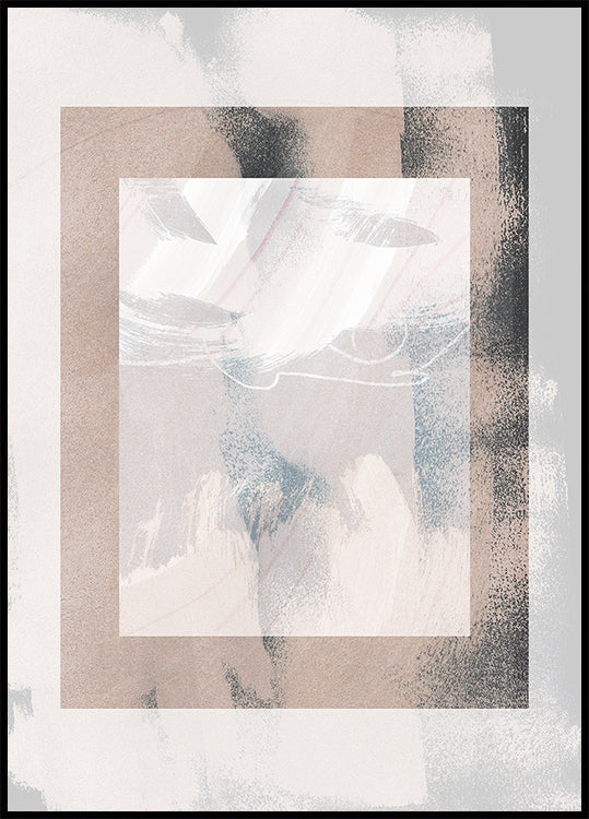 Abstract Brush Strokes 17 Plakat - Posterbox