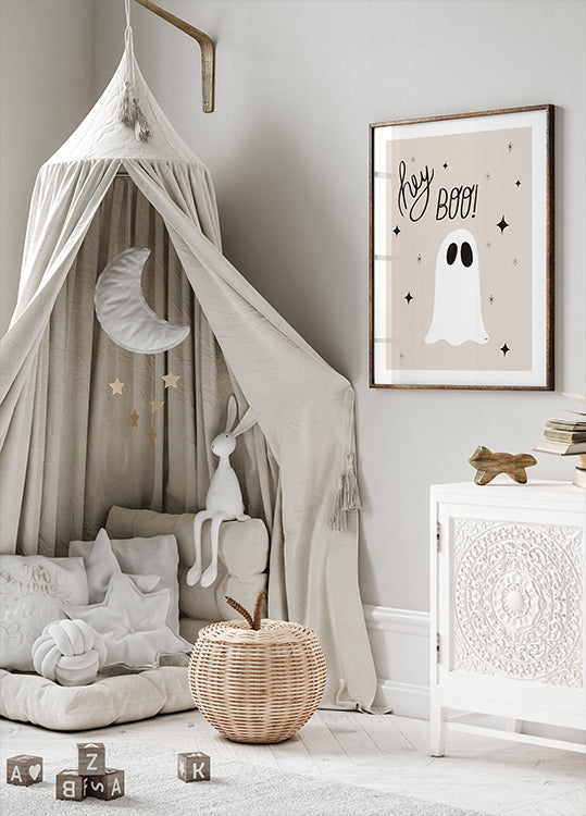 Hey Boo Plakat - Posterbox
