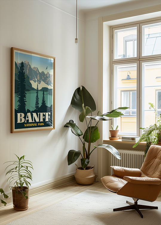 Banff National Park Travel Print juliste