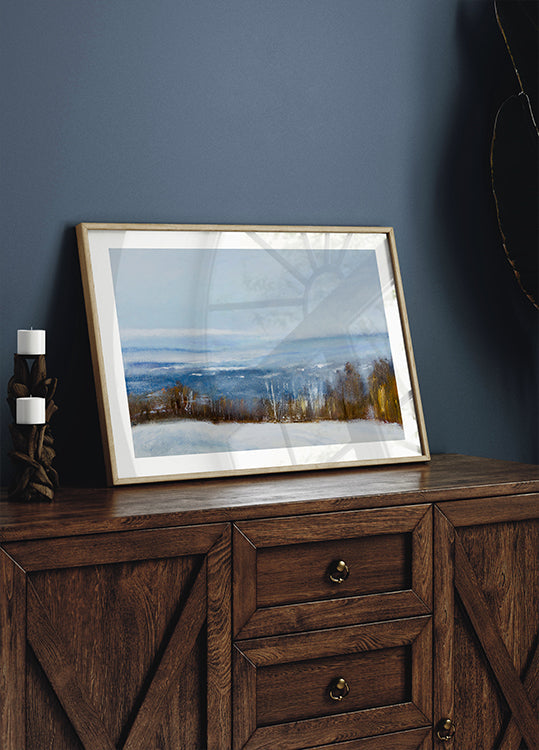 Talvinäkymän juliste