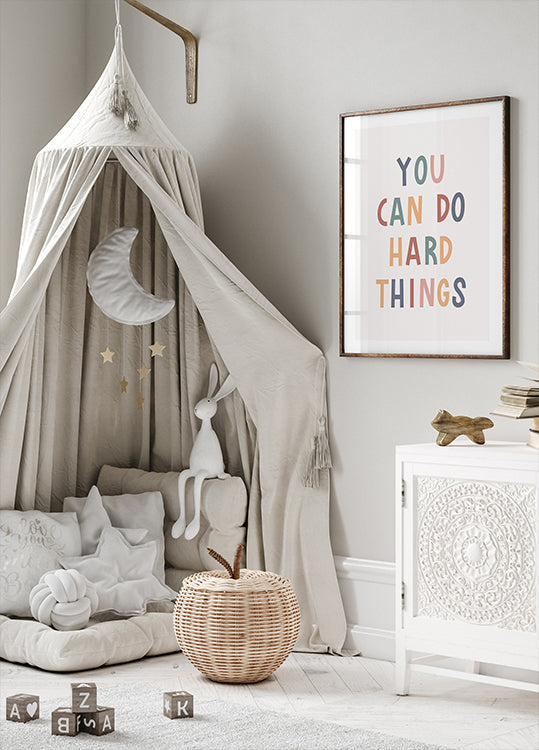 Voit tehdä vaikeita asioita -juliste