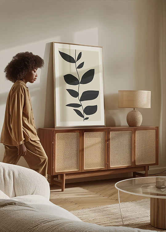 Minimaalinen kasvi-juliste