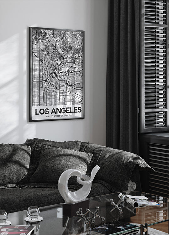 Los Angelesin valkoinen juliste