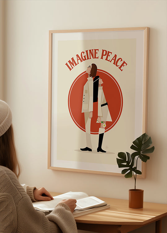 Imagine Peace Minimalist -juliste