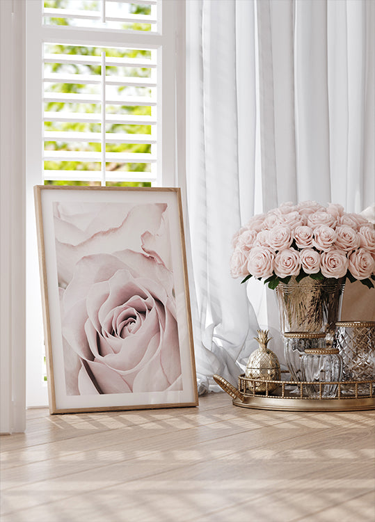 Pink Rose No 05 -juliste