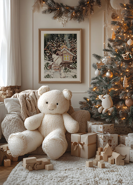 Joulupuumajan juliste