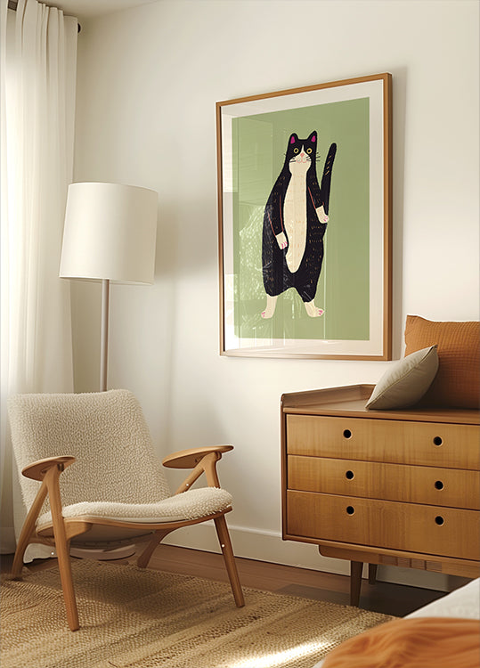 Mustavalkoinen kissa 02 (UUSI)