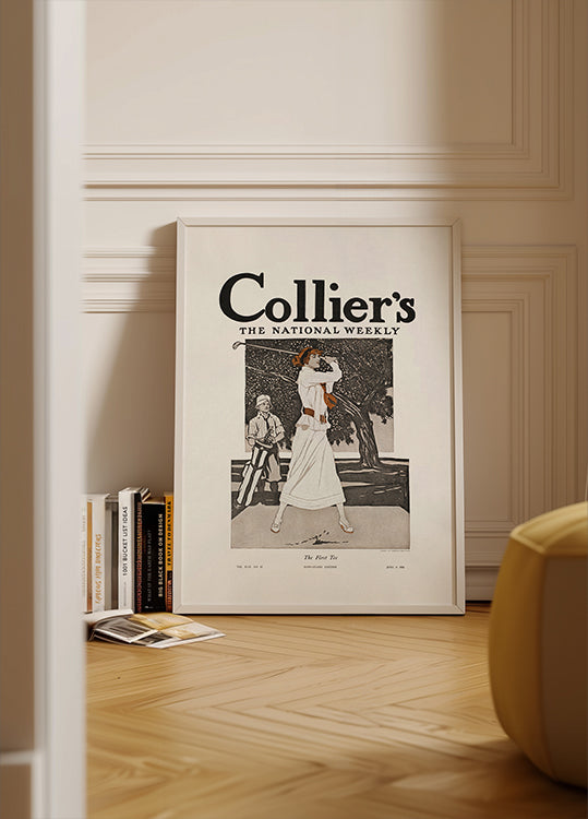 Collier's, National Weekly, The First Tee (1912) -juliste