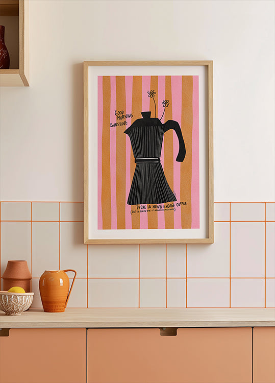 Mocca Coffee Sunshine -juliste