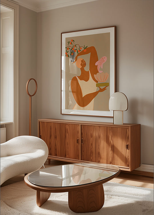 Kalat ja appelsiinit -juliste