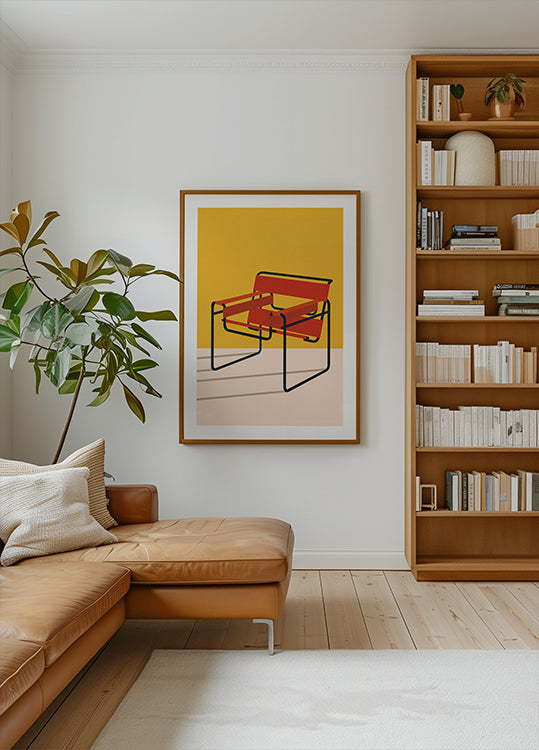 Wassily-tuoli Marcel Breuer -juliste