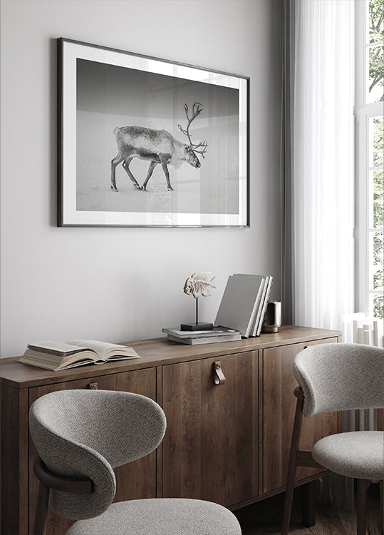 Yksin arktisella joutomaalla Juliste