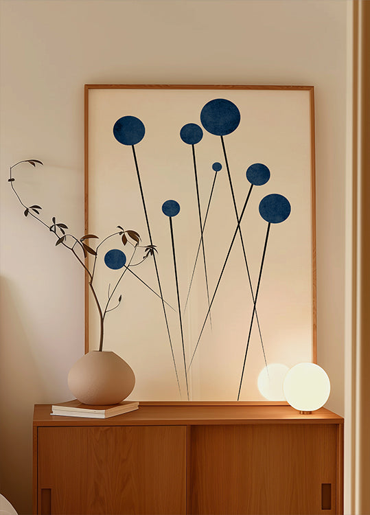 Wild Blueberries -juliste