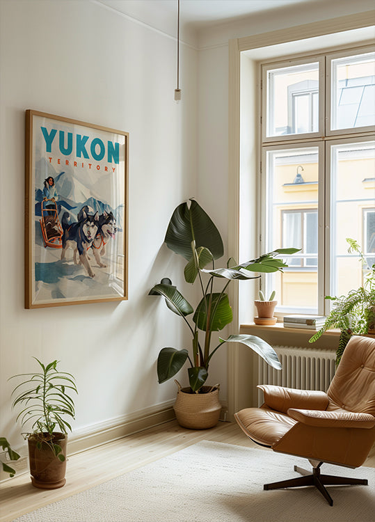 Yukonin alueen koiravaljakkomatkajuliste