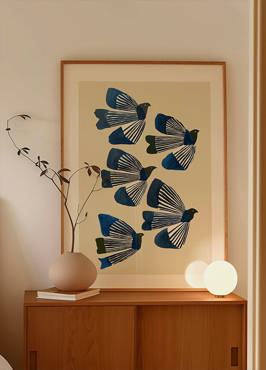 Birds In Flight Plakat