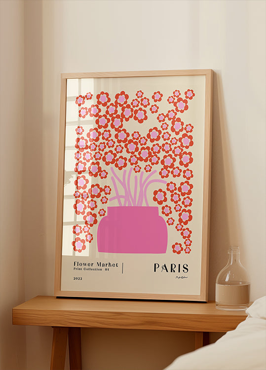 Kukkamarkkinat. Pariisin juliste