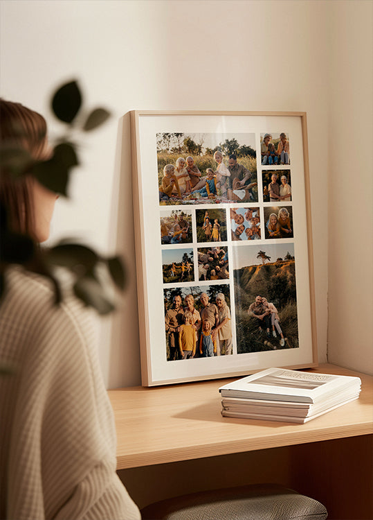 Henkilökohtainen valokuvakollaasijuliste