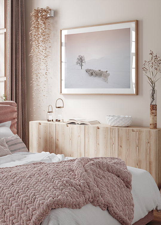 Parvi etsii ruokaa Juliste