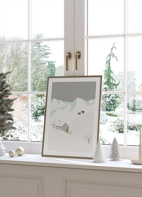 Talvinäkymä juliste