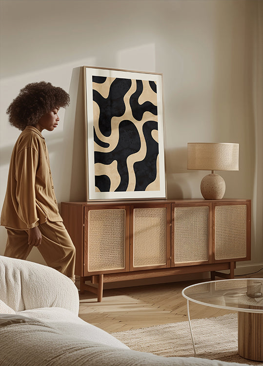 Organic Abstract Shapes -juliste