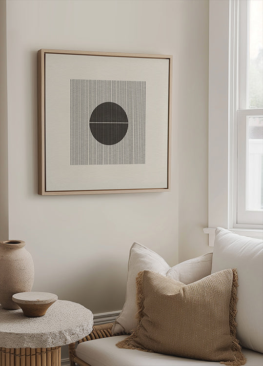 Line and Circle Harmony -juliste