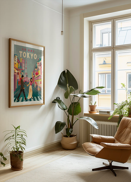 Tokio Japan Travel Art -juliste