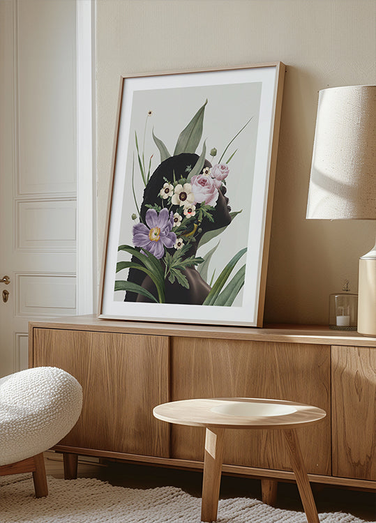 Purppura kukka juliste