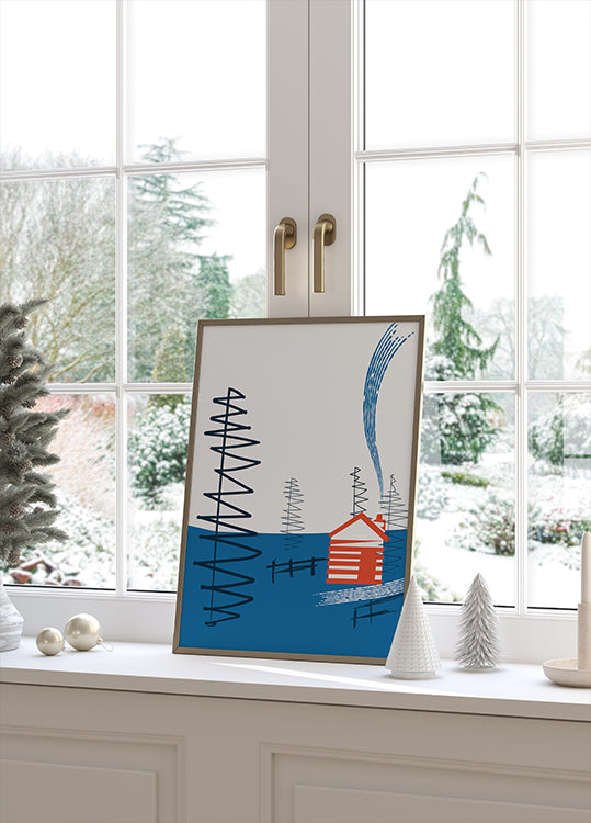 Cozy Cabin Retreat -juliste