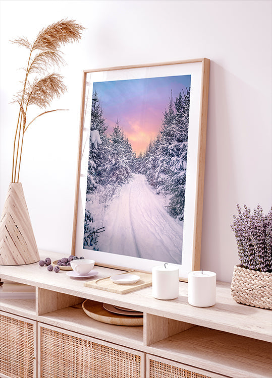 Joulutunnelmainen juliste