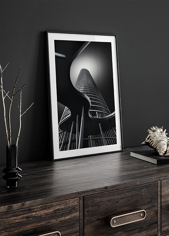 Waves, Columns &amp; Tower Plakat