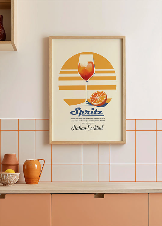Spritz summer print juliste