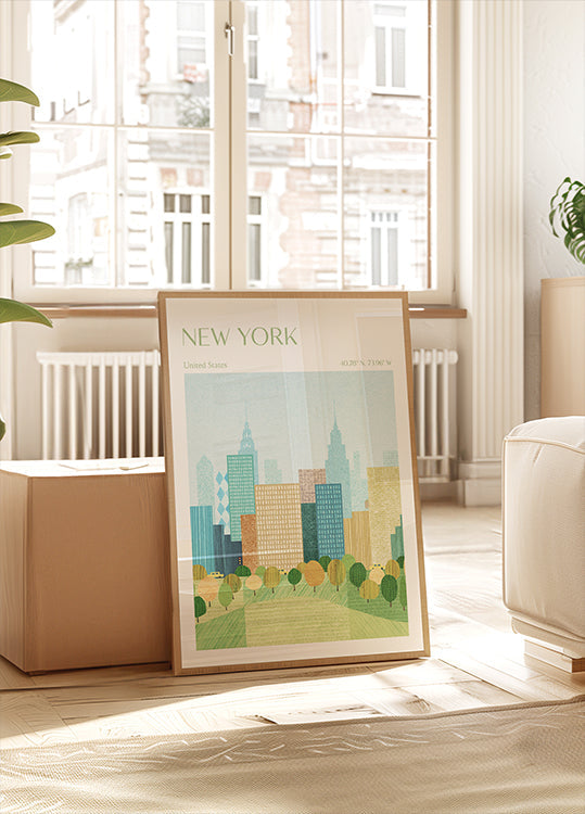 New York, Central Park -juliste