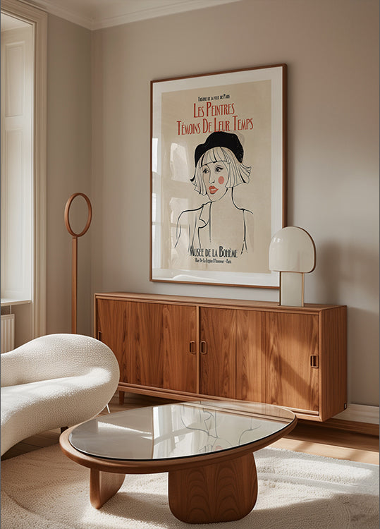 Pariisin museon juliste