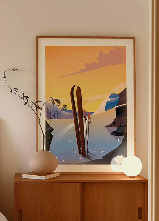 Hiihtomatkan juliste